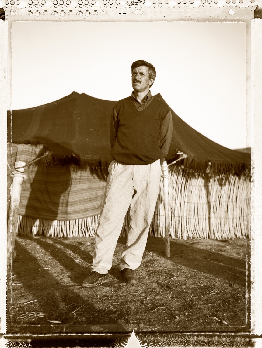 Kurdish portrait of village official  in village  in mountain region near Van, Turkey.