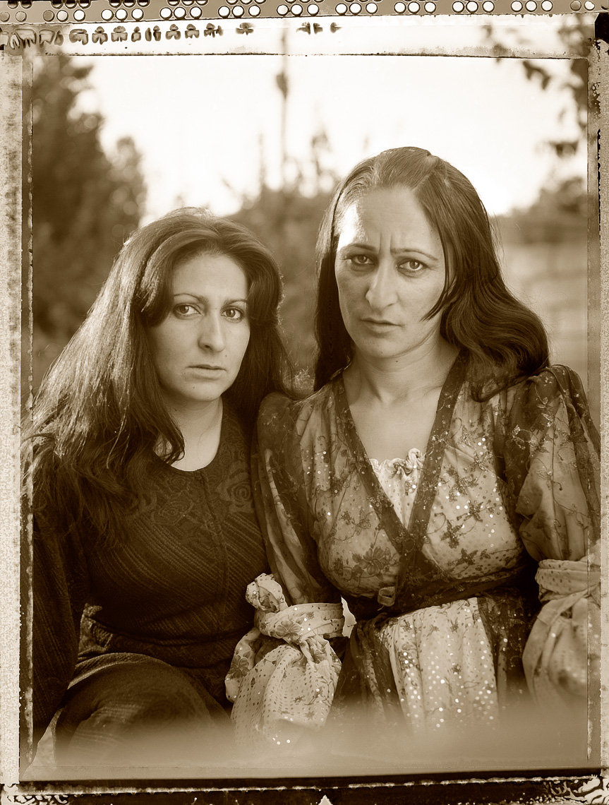 Kurdish portrait of sisters in Van, Turkey.